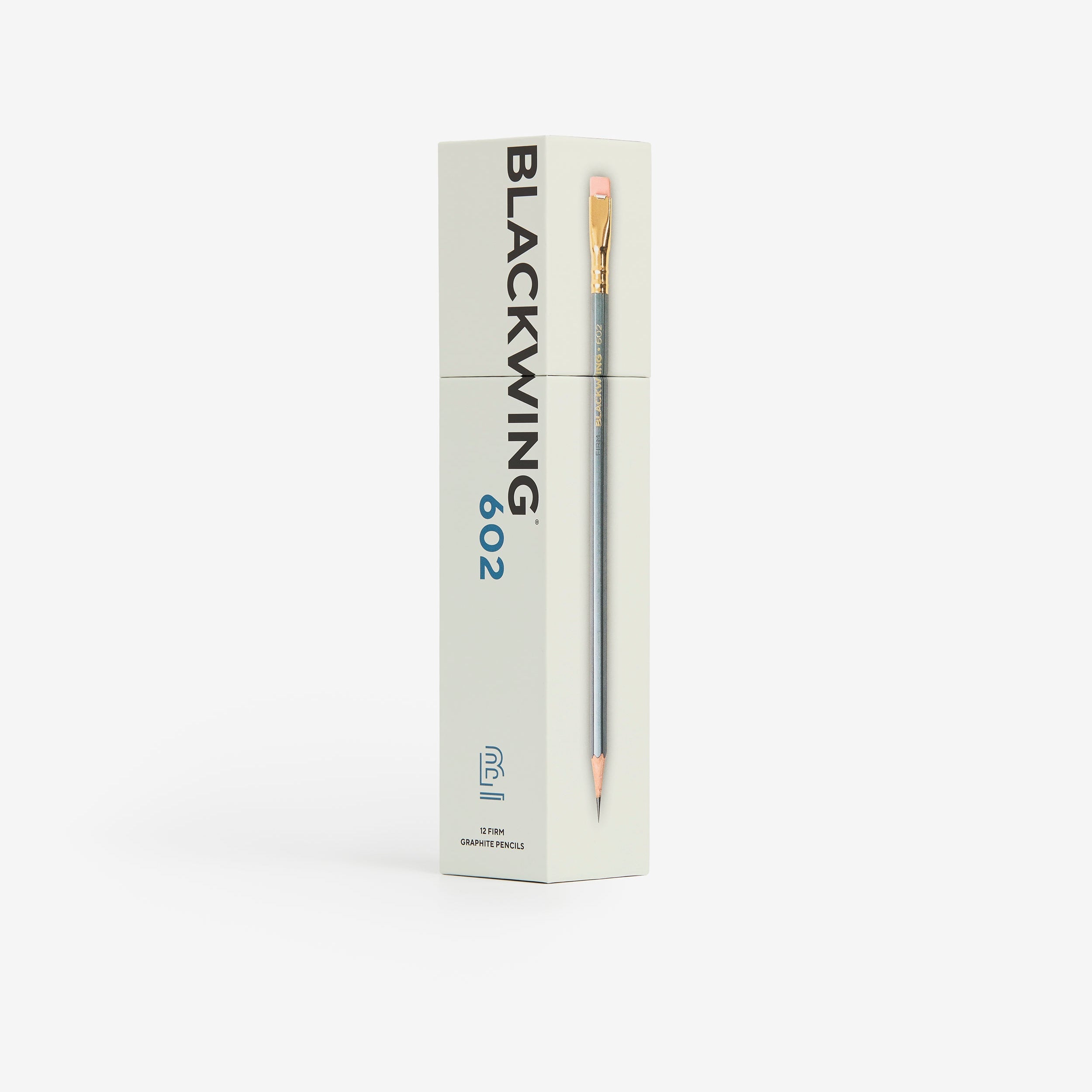Blackwing 602 pencil with packaging on a white background