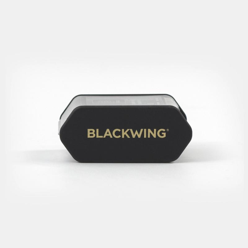 Blackwing pencil sharpener on a white background